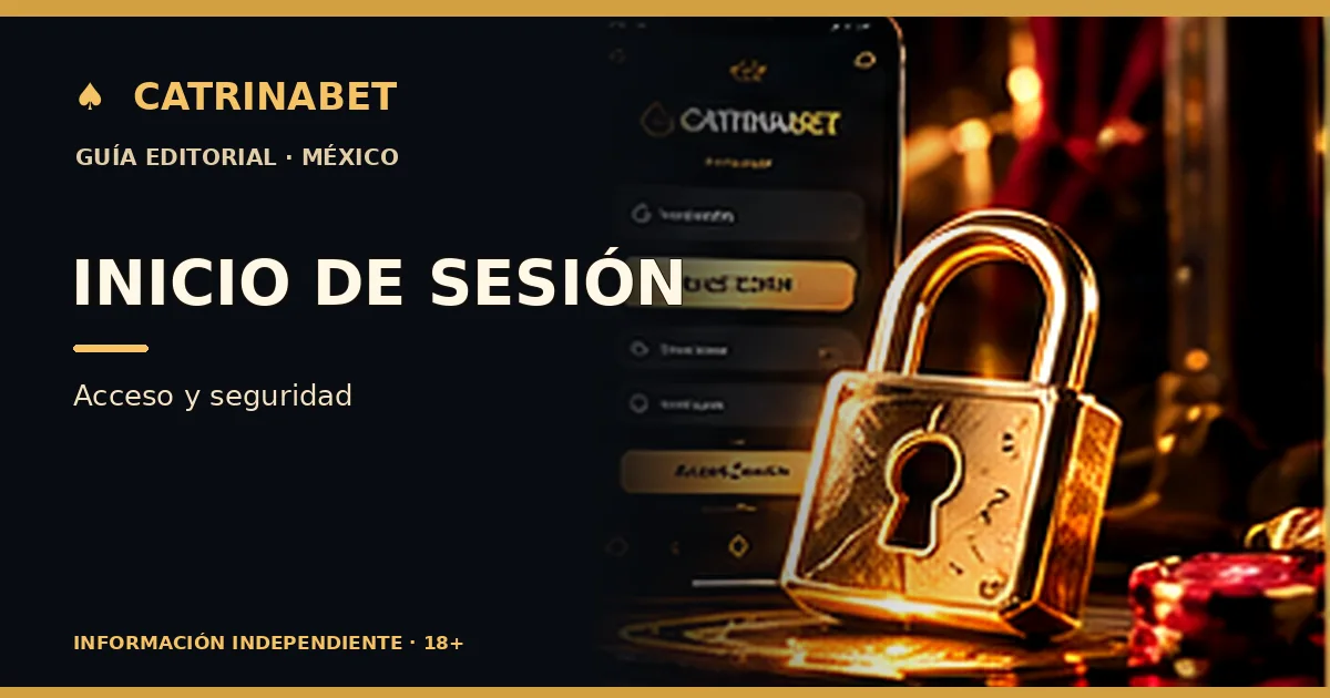 Ilustración editorial sobre Acceso a Catrinabet: claves para entrar y proteger tu cuenta